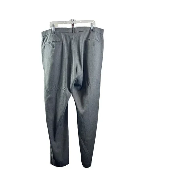 Perry Ellis Portfolio Men's Charcoal Casual Pants - Picture 2 of 7